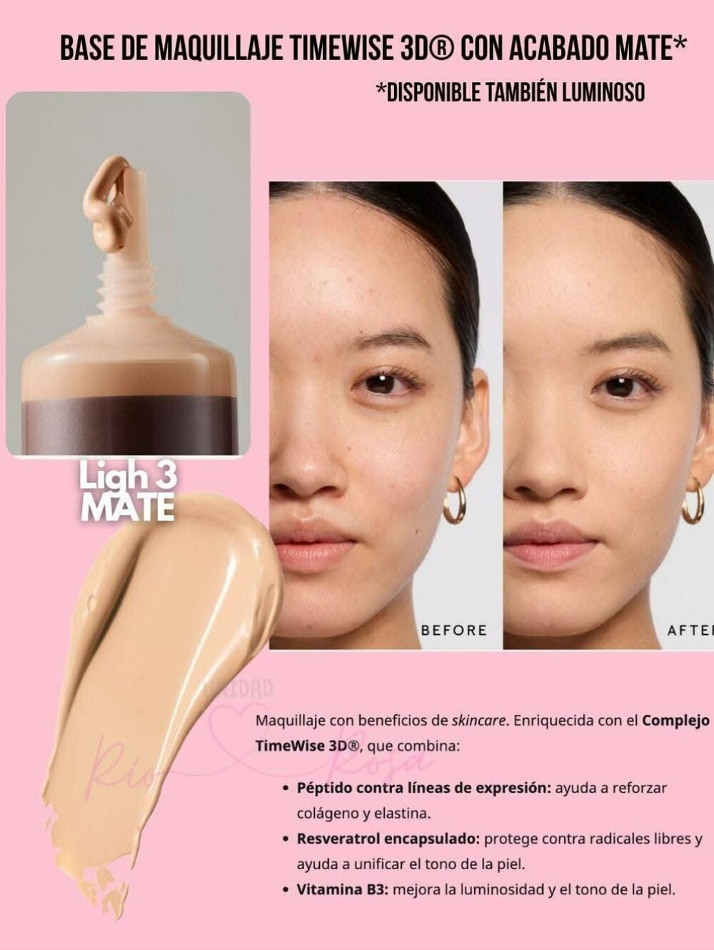 Mary Kay TimeWise 3D Matte Foundation - Light 3 (Beige)